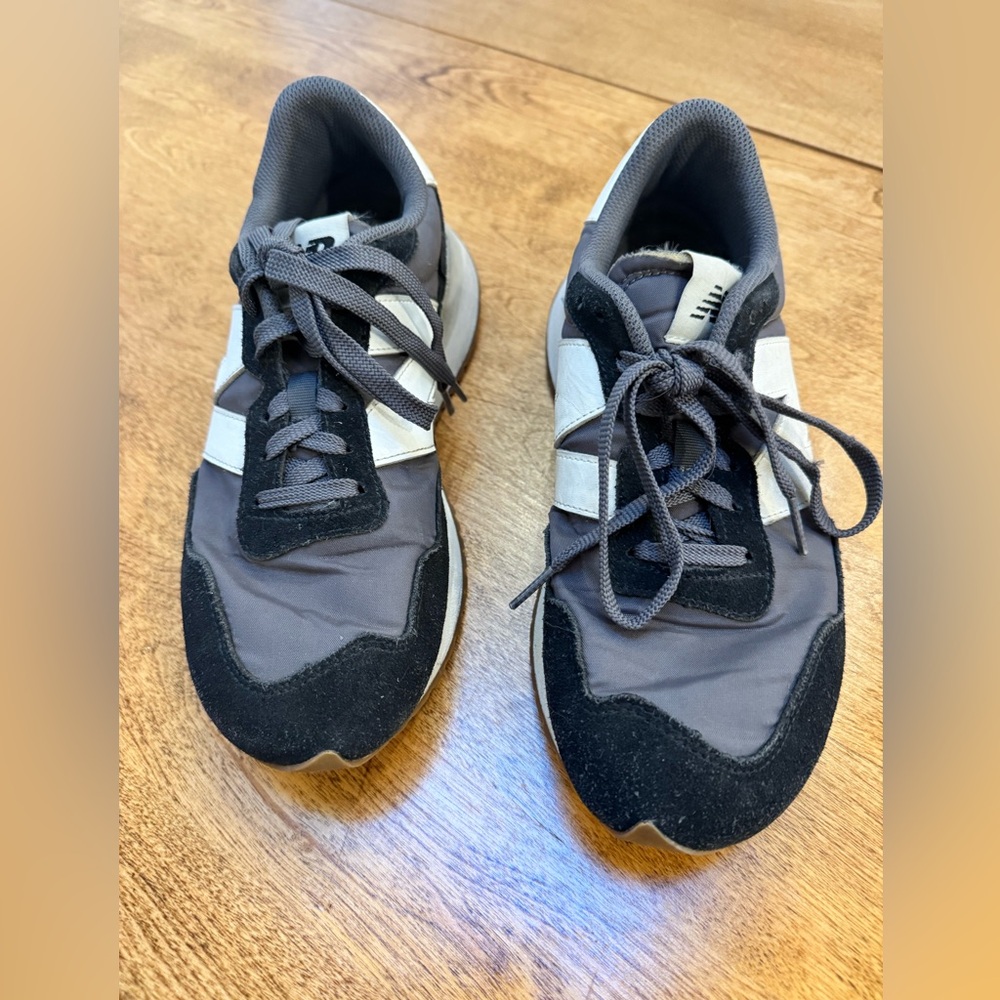 New Balance Gray and Black Sneakers